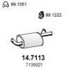 FORD 7135921 End Silencer